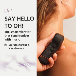 The Handy The Oh! App-Controlled Smart Sound Wave Vibrator (Sync With Music)