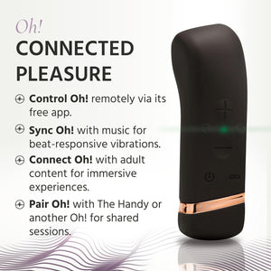 The Handy The Oh! App-Controlled Smart Sound Wave Vibrator (Sync With Music)