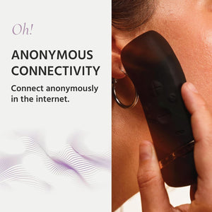 The Handy The Oh! App-Controlled Smart Sound Wave Vibrator (Sync With Music)