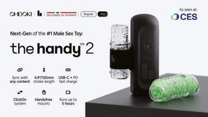 The Handy 2 or Handy 2 PRO with Turbo: VR compatible Interactive Masturbator (Additional Sleeves Available)