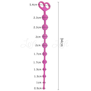Tracey Cox Supersex Silicone Anal Beads Anal - Anal Beads & Balls Buy Sex Toys in Singapore LoveisLove U4Ria