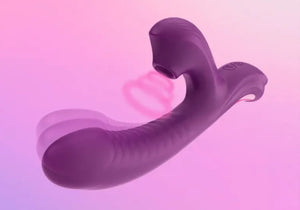 Tracy's Dog Beta Rabbit 3-in-1 Sucking Come-hither Vibrator Vibrators - Clit Stimulation & G-Spot Buy Sex Toys in Singapore LoveisLove U4Ria