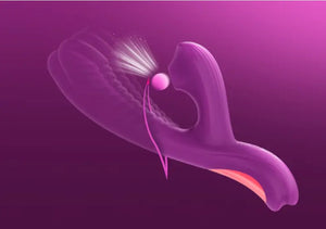 Tracy's Dog Beta Rabbit 3-in-1 Sucking Come-hither Vibrator Vibrators - Clit Stimulation & G-Spot Buy Sex Toys in Singapore LoveisLove U4Ria