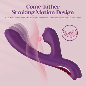 Tracy's Dog Beta Rabbit 3-in-1 Sucking Come-hither Vibrator Vibrators - Clit Stimulation & G-Spot Buy Sex Toys in Singapore LoveisLove U4Ria