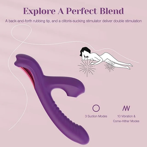Tracy's Dog Beta Rabbit 3-in-1 Sucking Come-hither Vibrator Vibrators - Clit Stimulation & G-Spot Buy Sex Toys in Singapore LoveisLove U4Ria