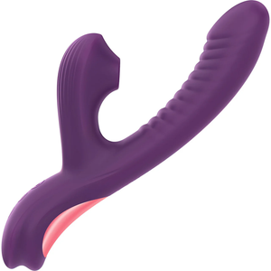 Tracy's Dog Beta Rabbit 3-in-1 Sucking Come-hither Vibrator Vibrators - Clit Stimulation & G-Spot Buy Sex Toys in Singapore LoveisLove U4Ria