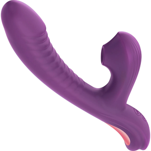 Tracy's Dog Beta Rabbit 3-in-1 Sucking Come-hither Vibrator Vibrators - Clit Stimulation & G-Spot Buy Sex Toys in Singapore LoveisLove U4Ria