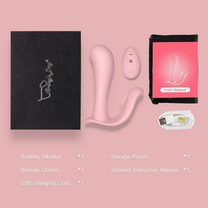 Tracy's Dog Remote Control Wearable Panty Vibrator Pink Vibrators - Knickers & Wearables Buy Sex Toys in Singapore LoveisLove U4Ria