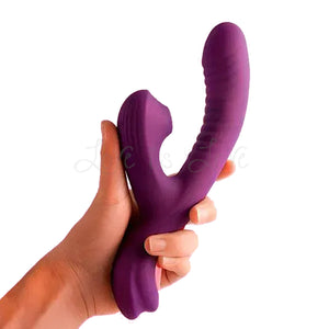 Tracy's Dog Beta Rabbit 3-in-1 Sucking Come-hither Vibrator Vibrators - Clit Stimulation & G-Spot Buy Sex Toys in Singapore LoveisLove U4Ria