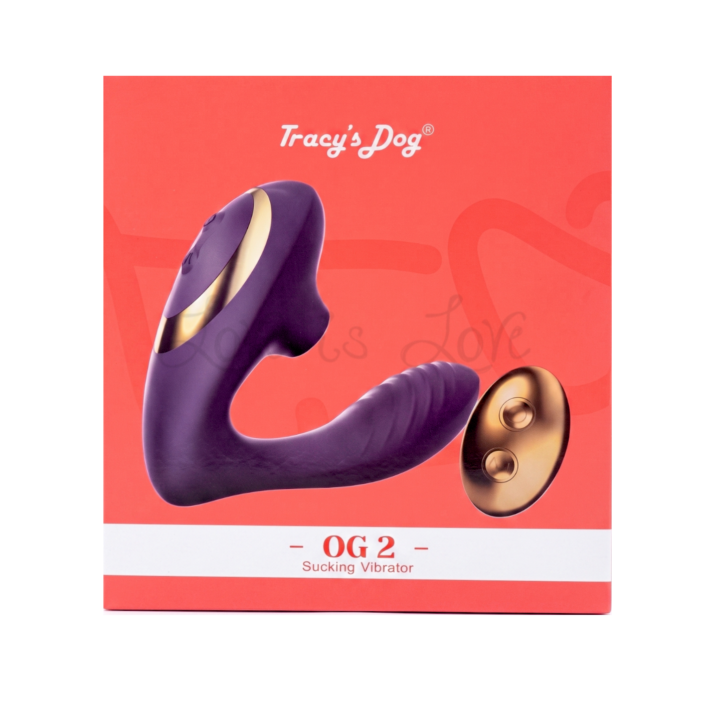 Tracy's Dog OG Pro 2 Clitoral Sucking Vibrator with Remote Control Pur   Love is Love