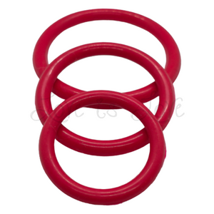 U4ria Rubber Ring 3 Piece Set Red or Purple loveislove love is love buy sex toys singapore u4ria