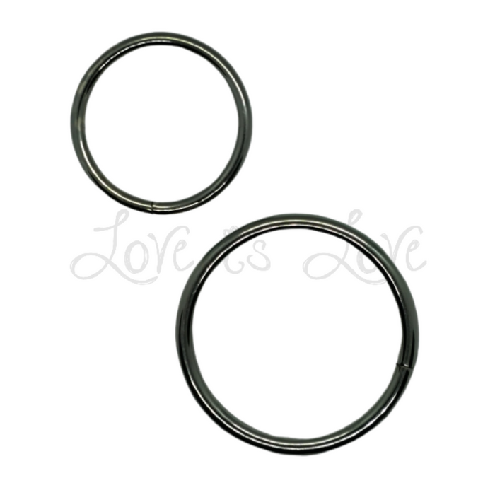 U4ria Silver Ring (1.5 inch and 2 inch)