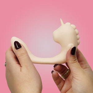 Unihorn C Horse Coral Throb Dual Stimulation Vibrator Pink/Peach Vibrators - Clit Stimulation & G-Spot Buy Sex Toys in Singapore LoveisLove U4Ria
