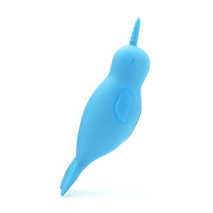Unihorn of the Sea Neigh Mo The Narwhal Blue Clitoral Vibrator  Vibrators - Cute & Discreet Buy Sex Toys in Singapore LoveisLove U4Ria