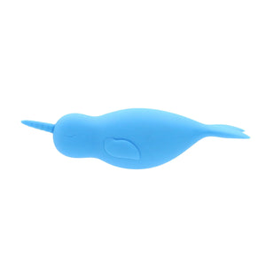 Unihorn of the Sea Neigh Mo The Narwhal Blue Clitoral Vibrator  Vibrators - Cute & Discreet Buy Sex Toys in Singapore LoveisLove U4Ria