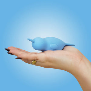Unihorn of the Sea Neigh Mo The Narwhal Blue Clitoral Vibrator  Vibrators - Cute & Discreet Buy Sex Toys in Singapore LoveisLove U4Ria