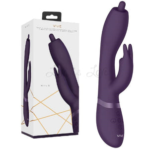 ​​​VIVE Nilo Triple-Action Pinpoint Rotating G-Spot Rechargeable Rabbit Buy in Singapore LoveisLove U4Ria 