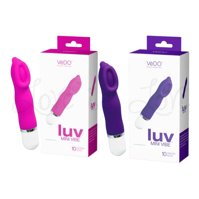 VeDO Luv Mini Vibe Clit Masager In To You Indigo or Hot In Bed Pink