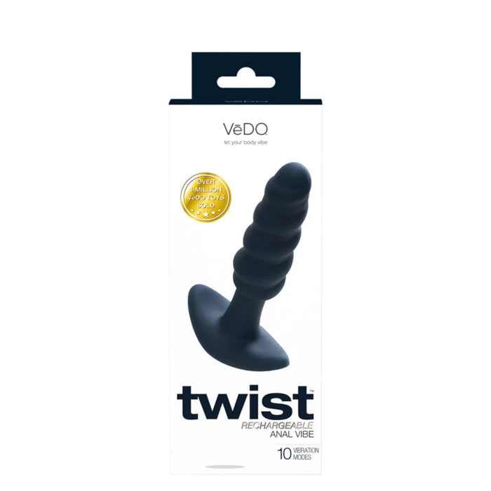 VeDO Twist Rechargeable Vibrating Silicone Anal Plug