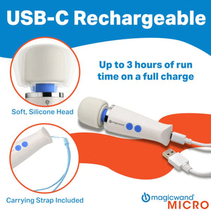Vibratex Original Hitachi Micro Magic Wand Rechargeable Wireless Massager Buy in Singapore LoveisLove U4Ria