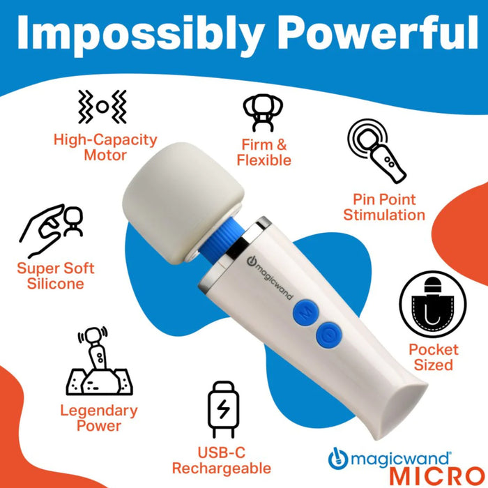 Vibratex Original Hitachi Micro Magic Wand USB Rechargeable Wireless Massager