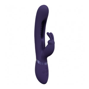 Vive Mika Rechargeable Triple Action Vibrating Rabbit with G-Spot Stimulator Purple Buy in Singapore LoveisLove U4Ria 