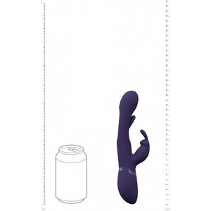 Vive Mika Rechargeable Triple Action Vibrating Rabbit with G-Spot Stimulator Purple Buy in Singapore LoveisLove U4Ria 