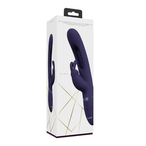 Vive Mika Rechargeable Triple Action Vibrating Rabbit with G-Spot Stimulator Purple Buy in Singapore LoveisLove U4Ria 