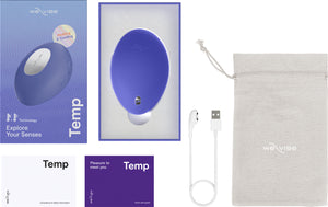 We-Vibe Temp Heating & Cooling Lay-on Vibrator Lavender Blue or Tangerine