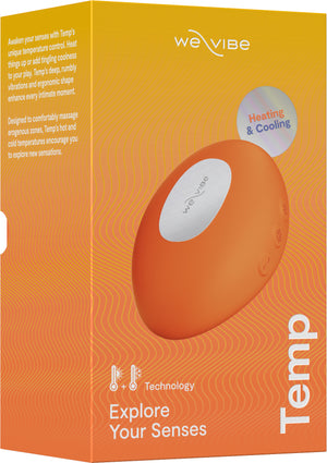 We-Vibe Temp Heating & Cooling Lay-on Vibrator Lavender Blue or Tangerine