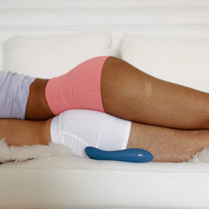 We-Vibe Rave 2 App-Controlled Silicone G-Spot Vibrator Bold Pink or Muted Blue *Free Hotter Sex Socks!
