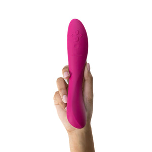 We-Vibe Rave 2 App-Controlled Silicone G-Spot Vibrator Bold Pink or Muted Blue *Free Hotter Sex Socks!