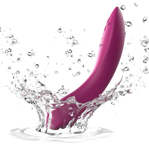 We-Vibe Rave 2 App-Controlled Silicone G-Spot Vibrator Bold Pink or Muted Blue *Free Hotter Sex Socks!