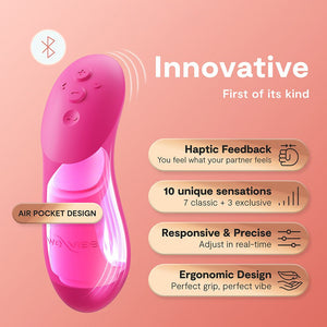 We-Vibe Chorus Pro App-Controlled Couples Vibrator Black or Pink For Us - Couples Vibrators Buy Sex Toys in Singapore LoveisLove U4Ria
