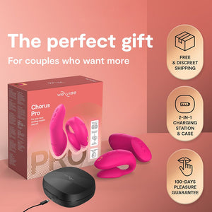 We-Vibe Chorus Pro App-Controlled Couples Vibrator Black or Pink For Us - Couples Vibrators Buy Sex Toys in Singapore LoveisLove U4Ria