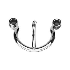 Stainless Steel Weighted Prince Albert Chastity Cage with Belt #262C For Him - Chastity Devices Buy Sex Toys in Singapore LoveisLove U4Ria