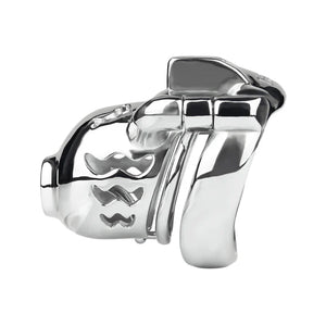 Stainless Steel Weighted Prince Albert Chastity Cage with Belt #262C For Him - Chastity Devices Buy Sex Toys in Singapore LoveisLove U4Ria