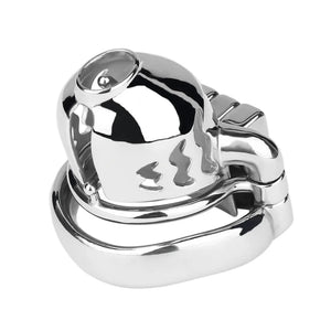 Stainless Steel Weighted Prince Albert Chastity Cage with Belt #262C For Him - Chastity Devices Buy Sex Toys in Singapore LoveisLove U4Ria