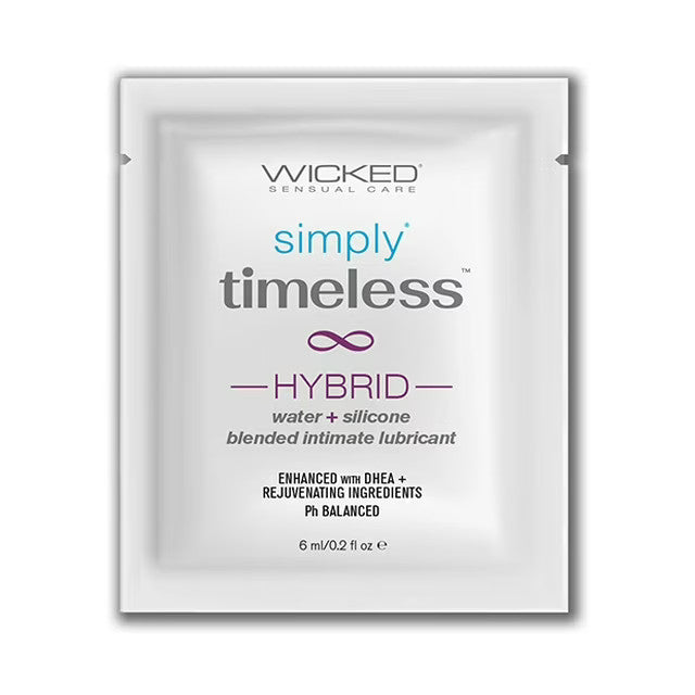 Wicked Simply Timeless Hybrid Lubricant 6 ML Sachet Enhances with DHEA