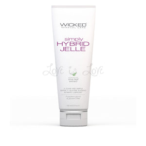 Wicked Simply Hybrid Jelle Lubricant 4oz Buy in Singapore LoveisLove U4Ria 