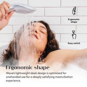 Womanizer Wave Shower Head 2-in-1 Masturbator or (Shower Hose and Arm Mount Set) Buy in Singapore LoveisLove U4Ria 