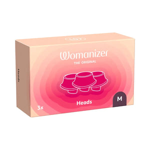 Womanizer Next Stimulation Heads Replacement Box of 3 Small Medium Black Sage Dark Purple Buy in Singapore LoveisLove U4Ria 