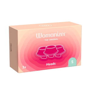 Womanizer Next Stimulation Heads Replacement Box of 3 Small Medium Black Sage Dark Purple Buy in Singapore LoveisLove U4Ria 