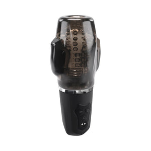 Zero Tolerance A Sucking Good Time Rechargeable Vibrating Stroker Black Smoke Male Masturbators - Stroke/Suck/Vibrate Buy in Singapore LoveisLove U4Ria