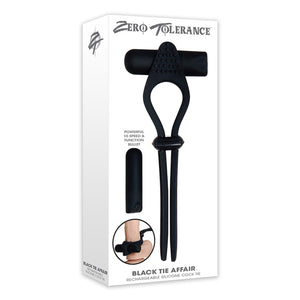 Zero Tolerance Black Tie Affair Adjustable Vibrating Cock ring Buy in Singapore LoveisLove U4Ria 