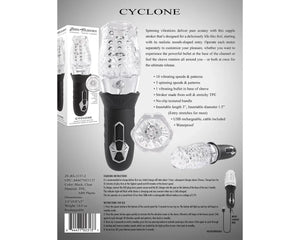 Zero Tolerance Cyclone Rechargeable Vibrating Spinning Stroker Clear Buy in Singapore LoveisLove U4Ria