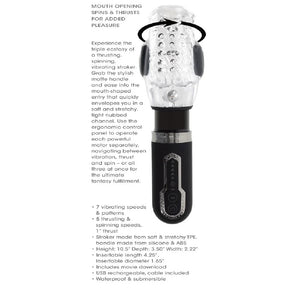 Zero Tolerance Thrill Ride Thrusting, Spinning, Vibrating Stroker Male Masturbators - Stroke/Suck/Vibrate Buy in Singapore LoveisLove U4Ria