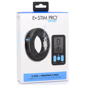 Zeus E-Stim Pro Silicone Vibrating Cock Ring with Remote Control Buy in Singapore LoveisLove U4Ria 