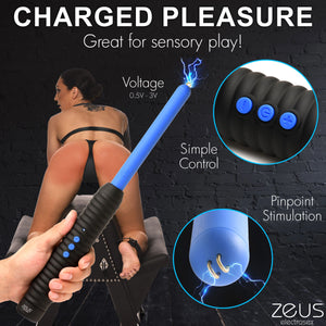 Zeus Electrosex Shock Rod E-Stim Zapping Wand
