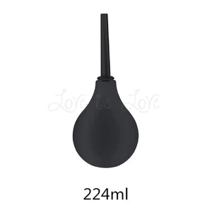 Bulb Anal Douche Black Large 224 ML or Medium 160 ML